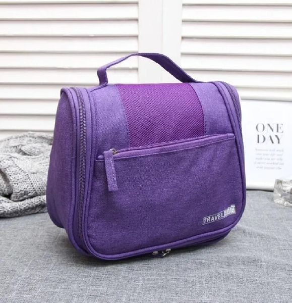 Дорожній підвісний органайзер для косметики Travel Bag &laquo;Марсель&raquo;, тканина Оксфорд, 22&times;12&times;20 см, Фіолетовий 1420092 фото