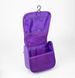 Дорожній підвісний органайзер для косметики Travel Bag &laquo;Марсель&raquo;, тканина Оксфорд, 22&times;12&times;20 см, Фіолетовий 1420092 фото 6