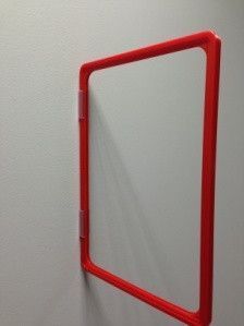 Тримач пластикової рамки на спіненому скотчі під кутом 90&deg; (2 шт) (1128) 2901128 фото