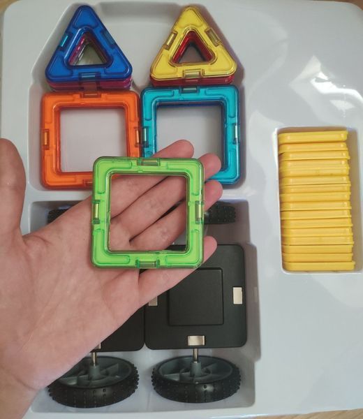 Магнитный конструктор 3D на 32 детали LimoToy Транпорт 3379260 фото