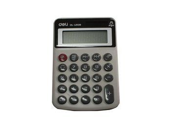 Кишеньковий Калькулятор Deli 1209 сірий 8 розряд 120х78х19, пласт корп, пласт кн 2839829 фото