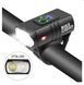 Аккумуляторный велосипедный фонарь Bike Light BK-02, USB зарядка, 700 лм, 6 режимов, влагозащита IPX5, на руль, Black 1420098 фото 7