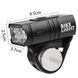 Аккумуляторный велосипедный фонарь Bike Light BK-02, USB зарядка, 700 лм, 6 режимов, влагозащита IPX5, на руль, Black 1420098 фото 4