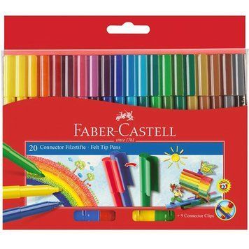 Фломастери Faber_Castell, 20 кольорів 3502203 фото