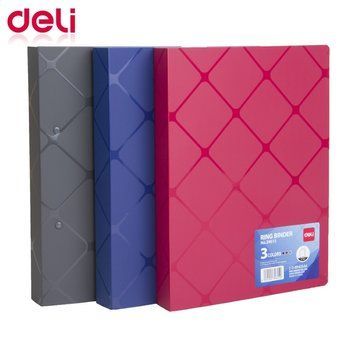 Папка 4кольца Deli 39614Е мікс А4 33мм пласт "Magic Cube Line" 2843576 фото