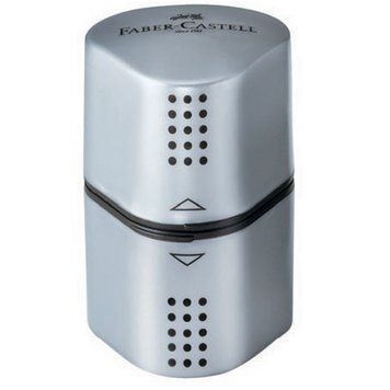 Точилка Faber_Castell с контейнером, с 3 отверстиями 3502298 фото