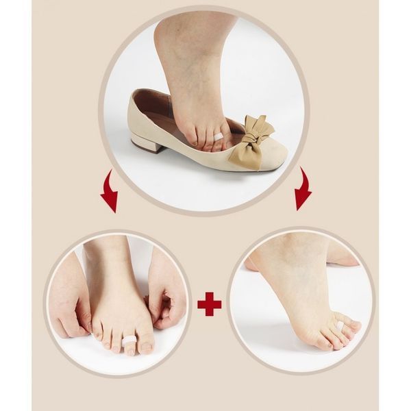 Гелеві накладки Valgus Pro для стопи, Протектори-подушечки ВалгусПро, Накладки у взуття від натирання 1415151 фото