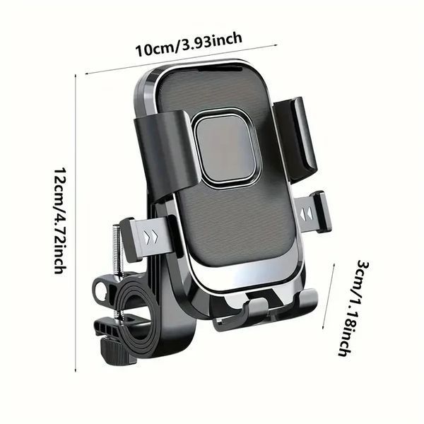 Велосипедний тримач для телефону, кріплення на кермо 360&deg;, ABS, для смартфонів 6&ndash;7&Prime; 1420103 фото