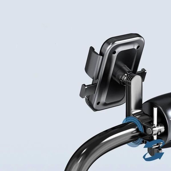Велосипедний тримач для телефону, кріплення на кермо 360&deg;, ABS, для смартфонів 6&ndash;7&Prime; 1420103 фото