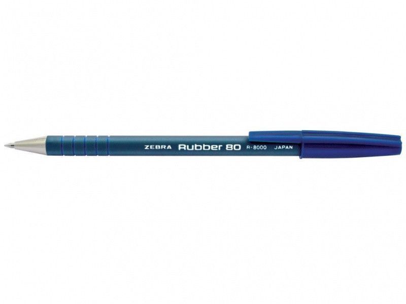 Ручка шариковая Zebra R-8000-BL синий Rubber 80 с резиновым покрытием 2804946 фото