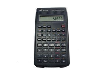 Калькулятор інженерний Deli 1704Е 12 розряд, 56 функцій, 143х78х13 мм 2839836 фото