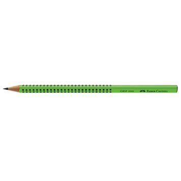 Олівець графітовий Faber_Castell Grip 2001 трикутний, твердість B, сірий 3500952 фото