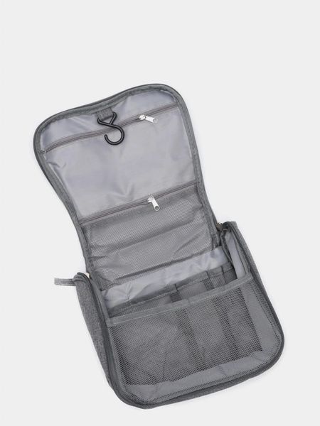 Дорожный подвесной органайзер для косметики Travel Bag &laquo;Марсель&raquo;, ткань Оксфорд, 22&times;12&times;20 см, Серый 1420093 фото