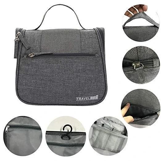Дорожный подвесной органайзер для косметики Travel Bag &laquo;Марсель&raquo;, ткань Оксфорд, 22&times;12&times;20 см, Серый 1420093 фото