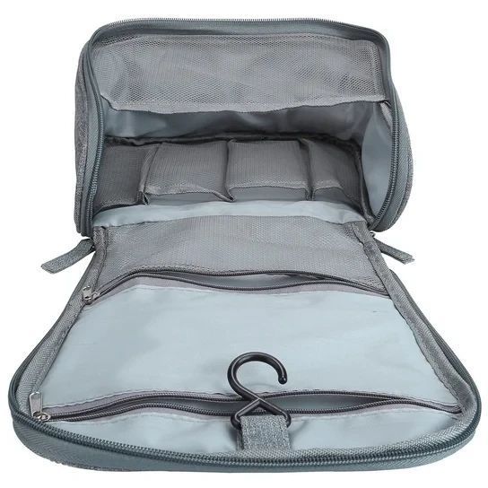 Дорожный подвесной органайзер для косметики Travel Bag &laquo;Марсель&raquo;, ткань Оксфорд, 22&times;12&times;20 см, Серый 1420093 фото