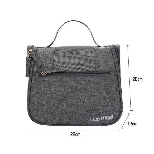 Дорожный подвесной органайзер для косметики Travel Bag &laquo;Марсель&raquo;, ткань Оксфорд, 22&times;12&times;20 см, Серый 1420093 фото