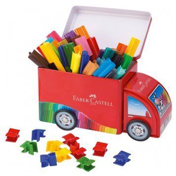 Фломастери Faber_Castell Connector у формі машинки, 33 кольори 3502209 фото