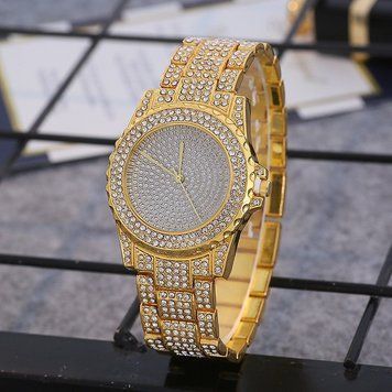 Годинники жіночі Geneva Diamond 093-1 Колір: золото 3378419 фото