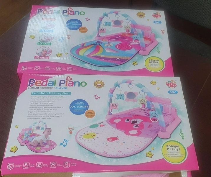 Розвиваючий Килимок для малюків 0+ Рожевий Crawling Koala (Pedal Piano) 3735071 фото