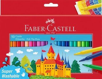 Фломастери Faber_Castell Замок &mdash; 50 кольорів 3502211 фото