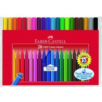 Кольорові фломастери Faber_Castell, 20 кольорів 3502169 фото