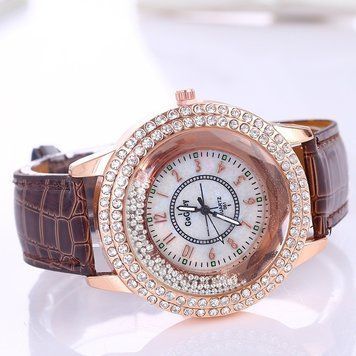 Жіночі годинники gogoey Crystal розсип шоколад 51-03 3378721 фото