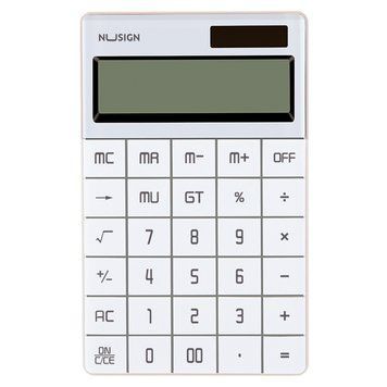 Калькулятор настільний Deli Nusign ENS041, 12 розрядів, 165 х 103 х 12,5 мм 3500471 фото