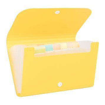 Папка-портфель Deli, 12 отделений формата A6, на кнопку Rio 3501323 фото