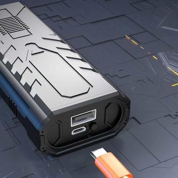 Велосипедна фара з USB-заряджанням, ліхтар на кермо Black 20W, 2000 мА&middot;год 1420155 фото