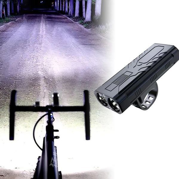 Велосипедна фара з USB-заряджанням, ліхтар на кермо Black 20W, 2000 мА&middot;год 1420155 фото
