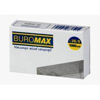 Скобы для степлера Buromax номер 26/6 (1000 штук) люксовые 3501975 фото