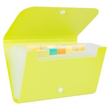 Папка-портфель Deli 12 отделений формата A6 на кнопке Rio 3501323 фото