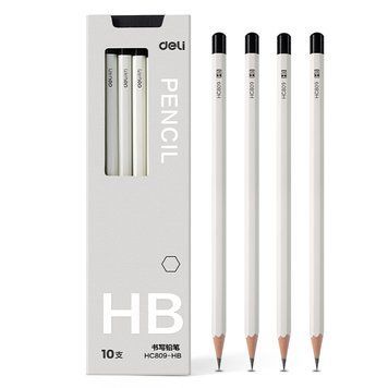 Карандаш графитный Deli шестигранный, твёрдость грифеля HB 3501006 фото