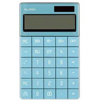 Настільний калькулятор Deli Nusign ENS041, 12 розрядів, 165 х 103 х 12,5 мм 3500471 фото
