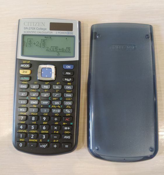 Калькулятор інженерний Citizen SR-270Х чорний 10+2 розряд, 251 функцій, 75х148х12,5 2846021 фото