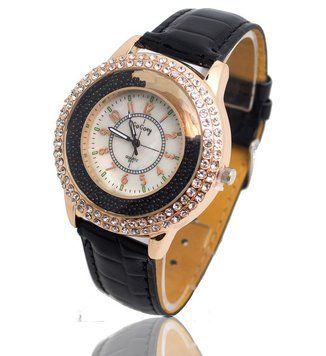 Жіночі годинники gogoey Crystal розсип чорні 51-01 3378723 фото