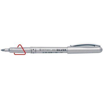 Маркер перманентний Centropen 2690/13 срібло 1,5-3мм Permanent Silver 2868310 фото