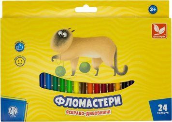 Фломастери Школярик &mdash; 24 кольори 3502173 фото