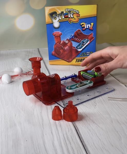 Електронний конструктор 3 в 1 ELECTRONIC BRICKS 3735062 фото
