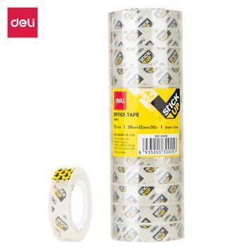 Клейкая канцелярская лента Deli StickUp 12 мм х 30 м, 38 мкм 3501849 фото
