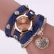 Годинник-браслет довгі, наматывающиеся на руку Сині 089-3 3378073 фото 1