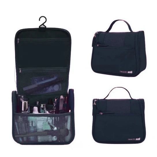 Дорожній підвісний органайзер для косметики Travel Bag &laquo;Марсель&raquo;, тканина Оксфорд, 22&times;12&times;20 см, Синій 1420094 фото