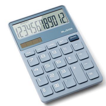 Настольный калькулятор Deli Nusign ENS042, 12 разрядов, 163,6 х 106 х 19 мм 3500478 фото