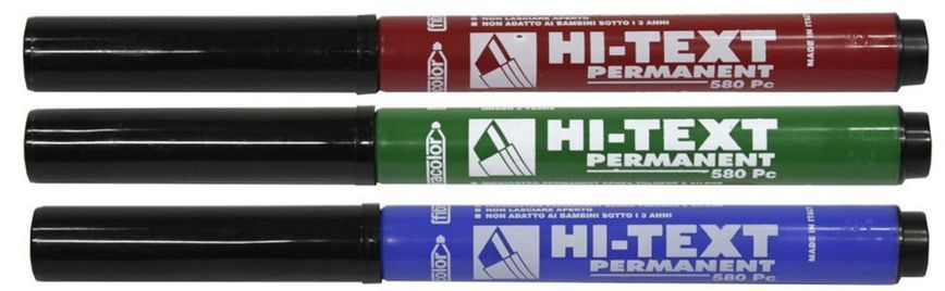 Маркер перманентний Fibracolor Hi-Text клиноподібний 5,2 мм 3500758 фото