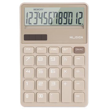 Калькулятор настольный Deli Nusign ENS042, 12 разрядов, 163,6 х 106 х 19 мм 3500478 фото