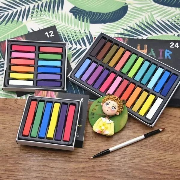 Кольорові крейди для волосся Hair Chalk (24 кольори) 1215276 фото