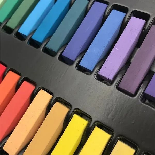Кольорові крейди для волосся Hair Chalk (24 кольори) 1215276 фото
