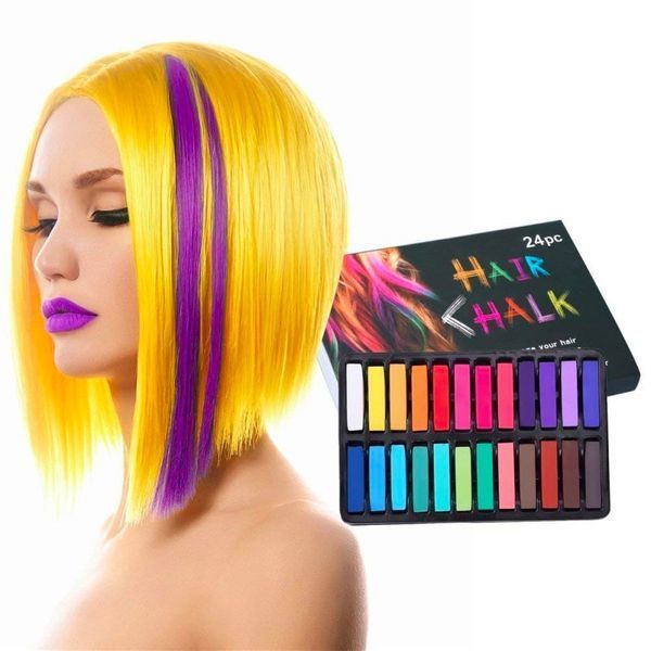 Кольорові крейди для волосся Hair Chalk (24 кольори) 1215276 фото