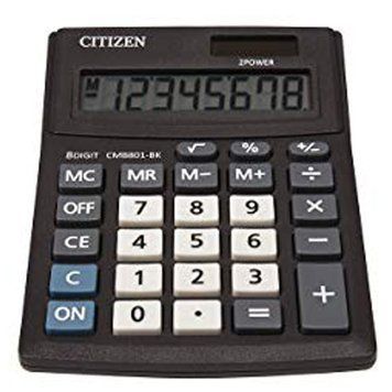 Калькулятор Citizen CMB-801BK черный 8 разряд, 103x138x24 Correct, пласт корп, пласт кн 2876522 фото