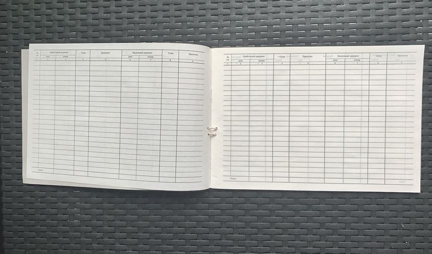 Журнал реєстрації прибуткових та видаткових касових документів, Форма №КО-3а, А4, 24 аркуші, папір газетний 2882667 фото
